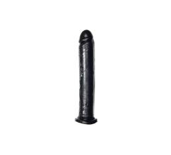 Cock with Suction Cup Black 10